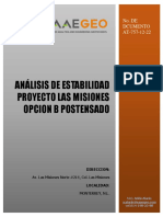 At-757-12-22 Análisis de Estabilidad de Talud Proyecto Las Misiones Opcion Anclas