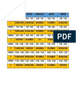 Horario de Clases