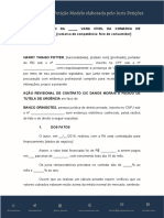 Modelo Acao Revisional de Contrato C C Danos Morais Com Pedido de