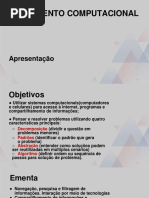 UNIVESP - Pensamento Computacional - AULA 00