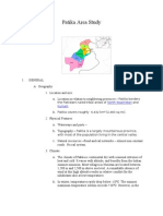 Paktia Area Study