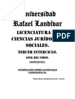 Escuelas Criminológicas Yohan Sanchez