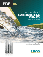 Tork Submersible Stainless Steel Pumps