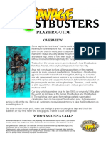 Savage Worlds - Savage Ghostbusters - Player's Guide