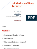 Biochemical Markers of Bone Turnover: DR Jemil Makadia PG 3rd Year Biochemistry Dept. LHMC