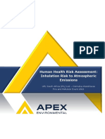 Clean Copy HHRA Inhalation Risk To Atmospheric Emissions Report (7 Nov 2022) FINAL