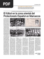 Historia Del Futbol en El Protectorado