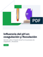 Influencia Del PH en Coagulacion y Floculacion