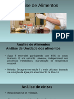 Analise de Alimentos