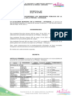 Modelo Decreto de Incorporacion A Planta de Perosonal