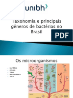 3 - Taxonomia e Gêneros de Bactérias