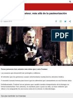 El Brillante Louis Pasteur, Más Allá de La Pasteurización - BBC News Mundo