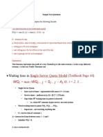 Sample Test Questions - Solution