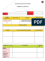 Planeación Por Proyectos COMUNITARIOS