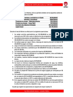 Ejercicos de Cuentas de Costos y Estado de Costo de Producción