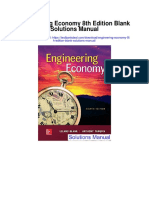 Engineering Economy 8th Edition Blank Solutions Manual