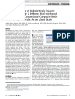 Fracture Resistance of Endodontically Treated Teeth Restored With 2 Different Fiber-Reinforced Composite and 2 Conventional Composite Resin Core Buildup Materials: An in Vitro Study