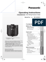 Panasonic Pressure Cooker - SR-SG501 - ENHK-OI