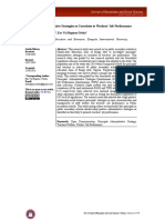 Employer's Administrative Strategies As Correlates To Workers' Job Performance