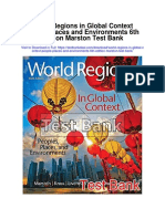 World Regions in Global Context People Places and Environments 6th Edition Marston Test Bank