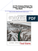 Environment The Science Behind The Stories Canadian 3rd Edition Whitgott Test Bank