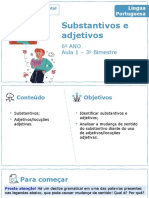 Aula 1 - Substantivos e Adjetivos