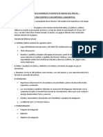 Estructura de Informe Area de Indagación Científica Con Hipótesis o Descriptiva