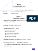 TQF3 - Speaking English in Official and Social Events