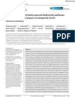 Yuan - 2021 - Divergent Above and Below Ground Biodiversity Pathways Mediate Disturbance Impacts