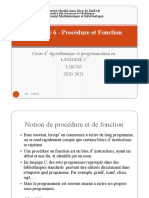 Chapitre 6 - Procedure Et Fonction