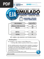 Simulado Eja 5º Periodo