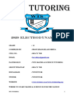 WTS 12 Electrodynamics