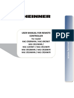 Manual de Utilizare Telecomanda HAC-CR12WIFI 60e5b708677cf