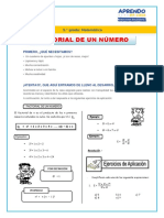 Factoriales - Matematica