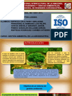 Exposición de Gestión Ambiental. Iso 14001 2015.