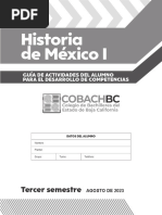 Historia de México I - 2023-2