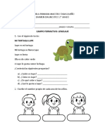 Examen Diagnostico 2do. Grado