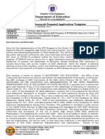 Basic Research Proposal Template