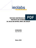 DLP-2220 Estudio Geotécnico para Proyecto de Vivienda