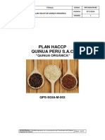 Plan Haccp Quinua Organica