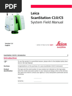 Leica ScanStation C10 - C5 - SysField - en