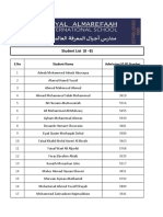 8 - B (Student List)