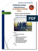 Informe Final Ing. Riego Por Gravedad