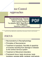 Motor Control Approaches