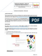 Instructivo Registro Office 365