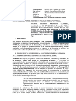 Exp. 01057-2022 Absv. Dda Desnaturalizacion de Contrato