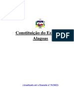 Constituição Do Estado de Alagoas - ATUALIZADA