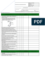 Check List de Inspección de Escaleras