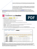 CloudWatch Logs Csheet