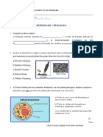 Revisão de Citologia - Alunos